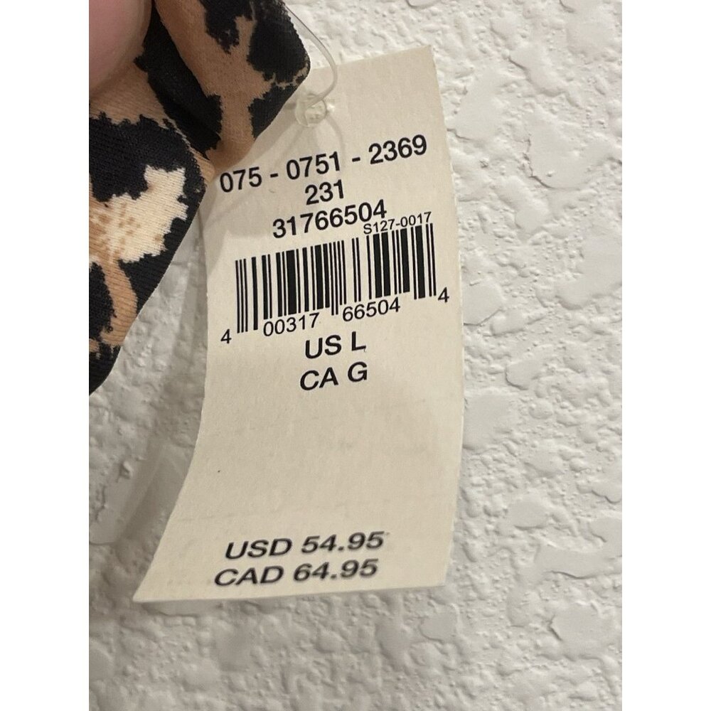 NEW! Aerie Pique Wrap full coverage One Piece Swimsuit Large Spots Animal Print - Picture 4 of 5